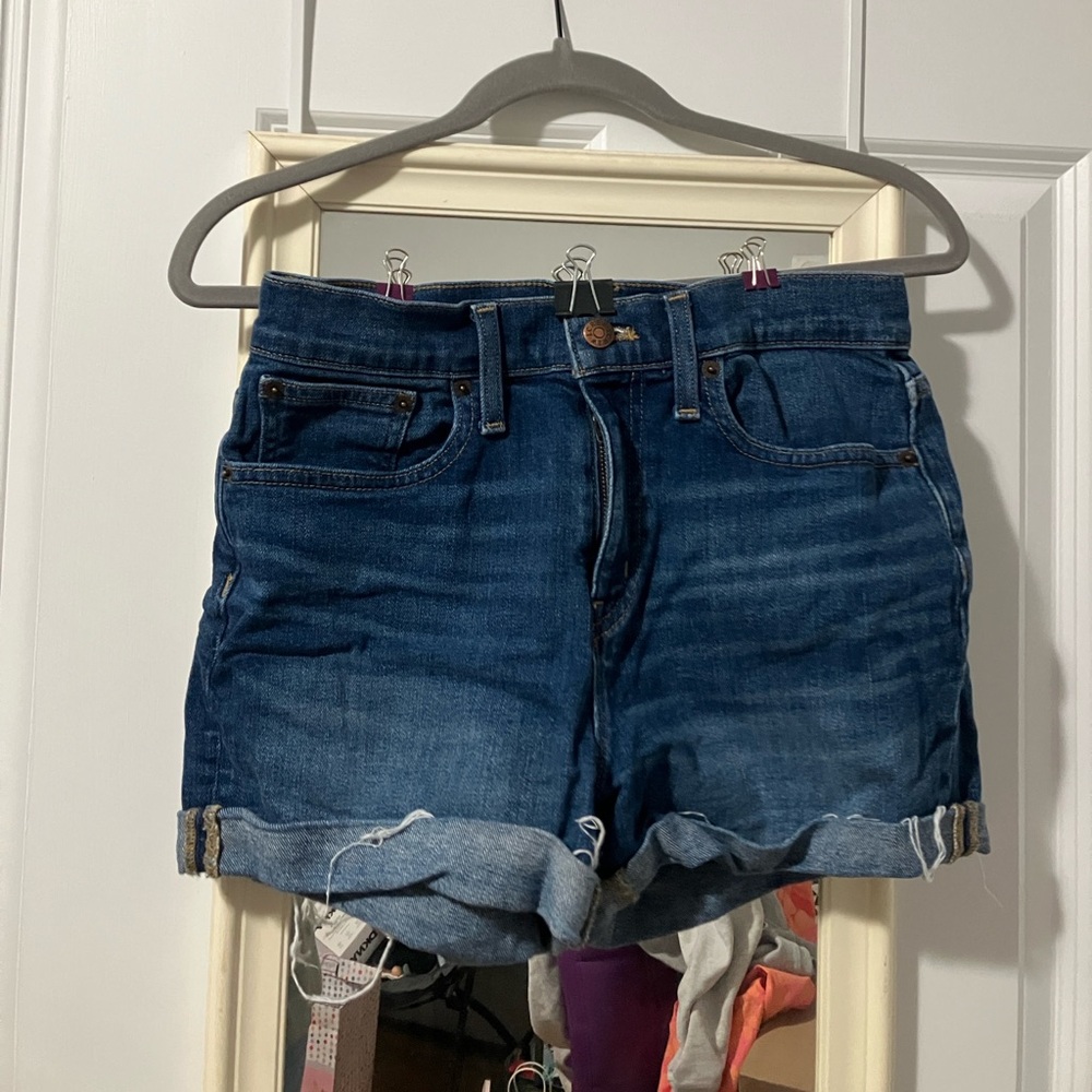 High waisted jean shorts from J Crew